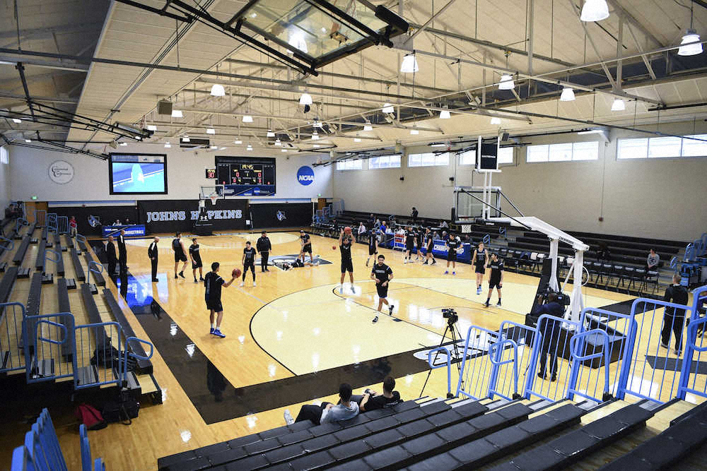 米国で初の無観客試合　カレッジバスケの大会で実施　メリーランド州は厳戒態勢