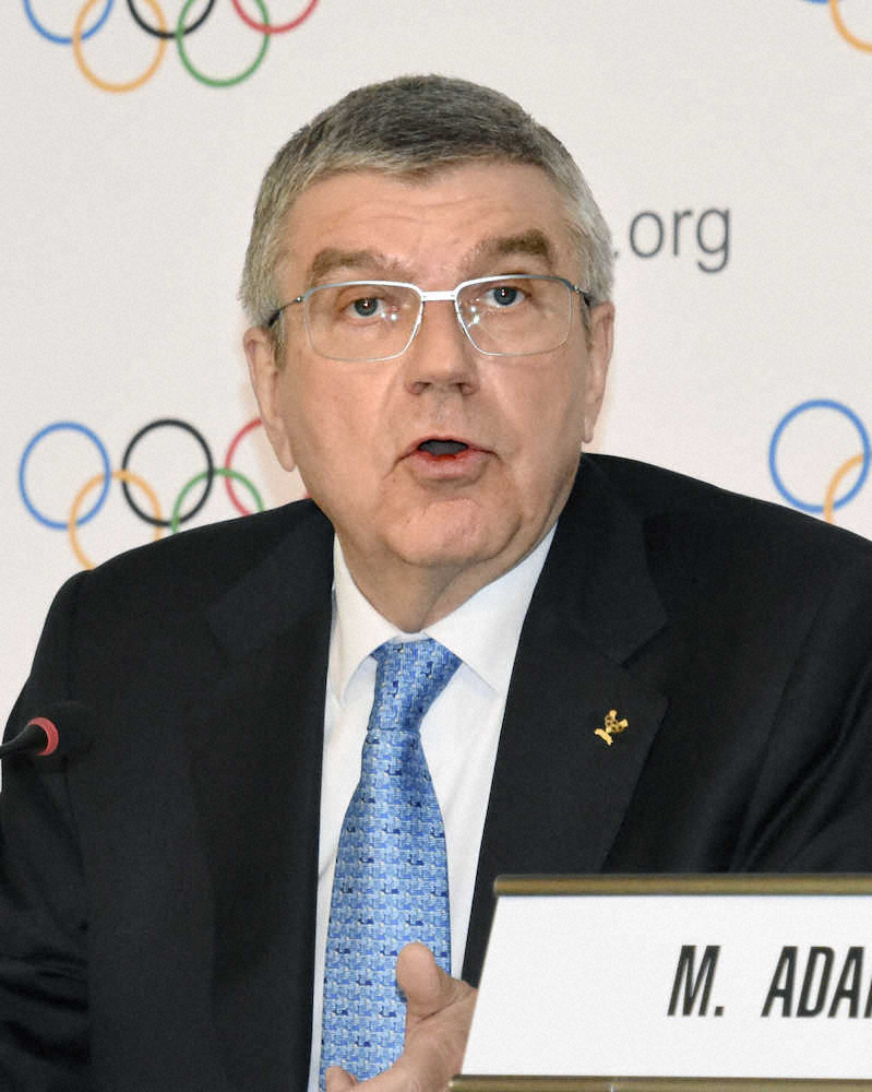 IOCバッハ会長　NOCと電話会議　通常開催目指す方針強調