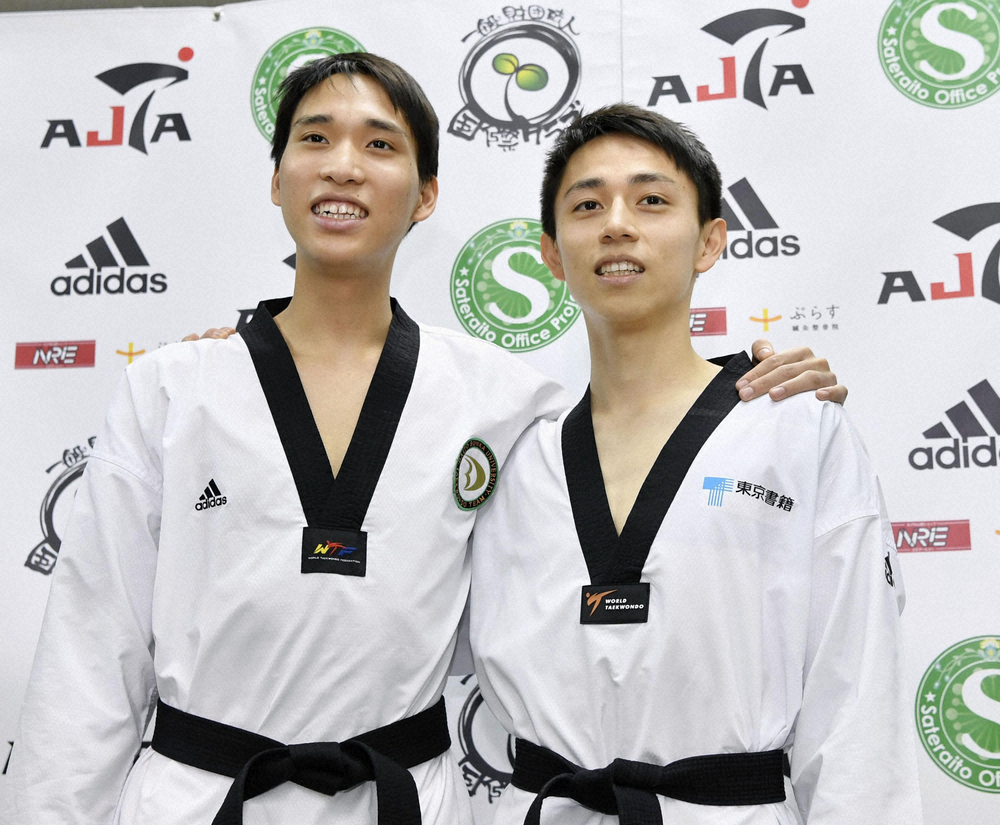 五輪代表の鈴木セルヒオ（右）と鈴木リカルド兄弟