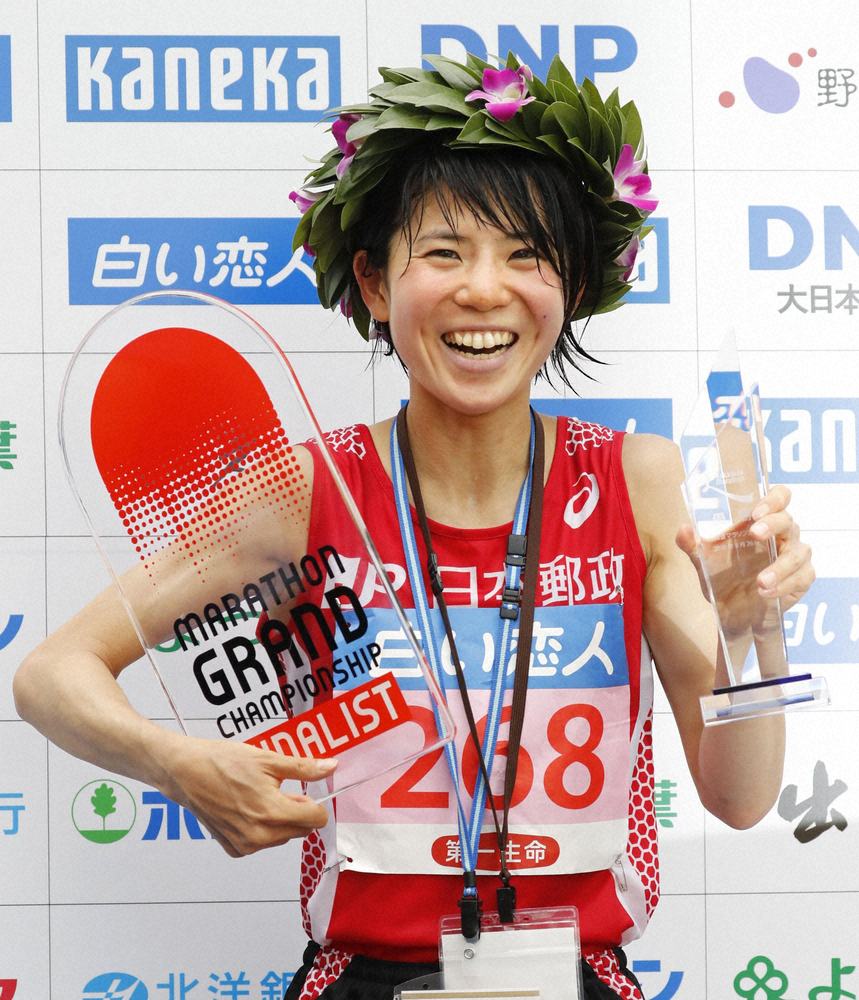 18年の北海道マラソン、初マラソンで初優勝しMGCの出場権をゲットした鈴木亜由子