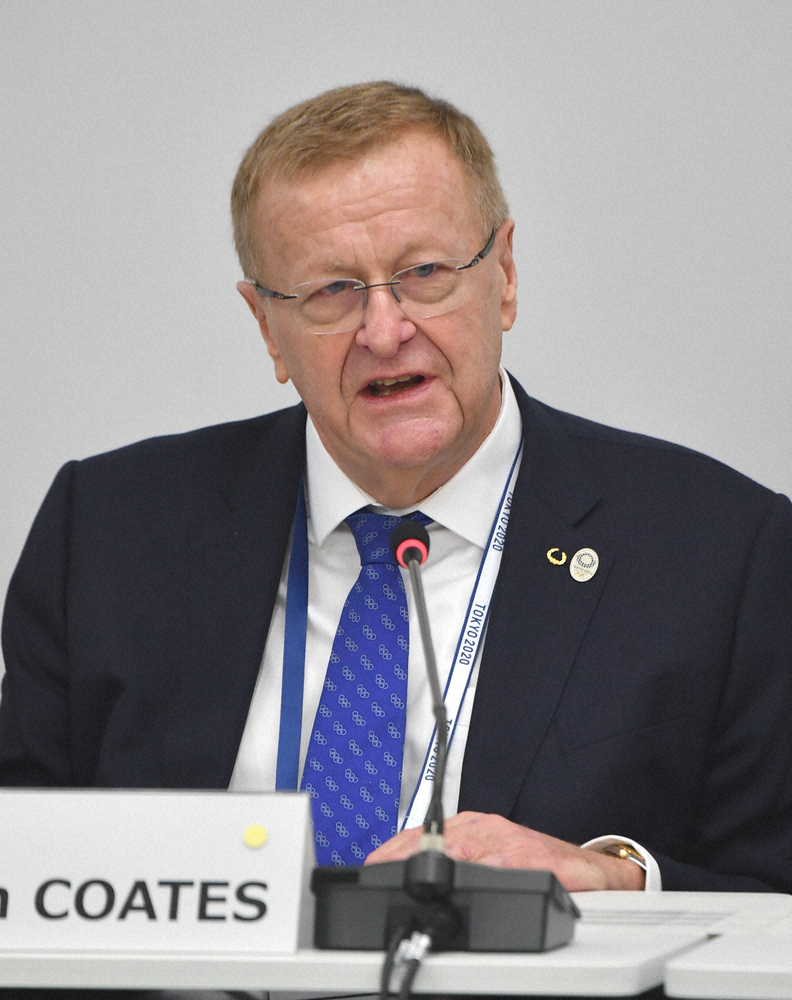 国際オリンピック委員会（IOC）のジョン・コーツ調整委員長（代表撮影）