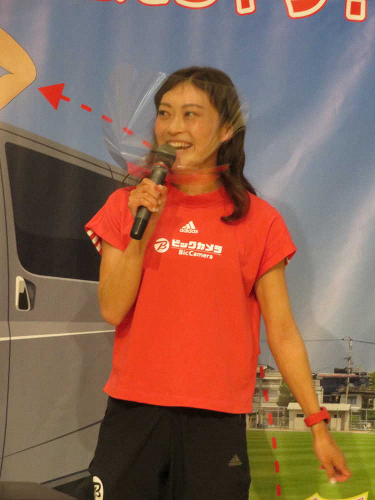 競歩東京五輪代表・岡田久美子　トークイベントで魅力アピール、メダル獲得へ意欲