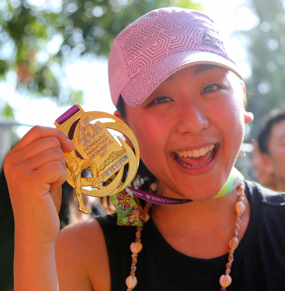 【27歳の浅田真央】マラソン初挑戦「久しぶりの金メダルでうれしい！」