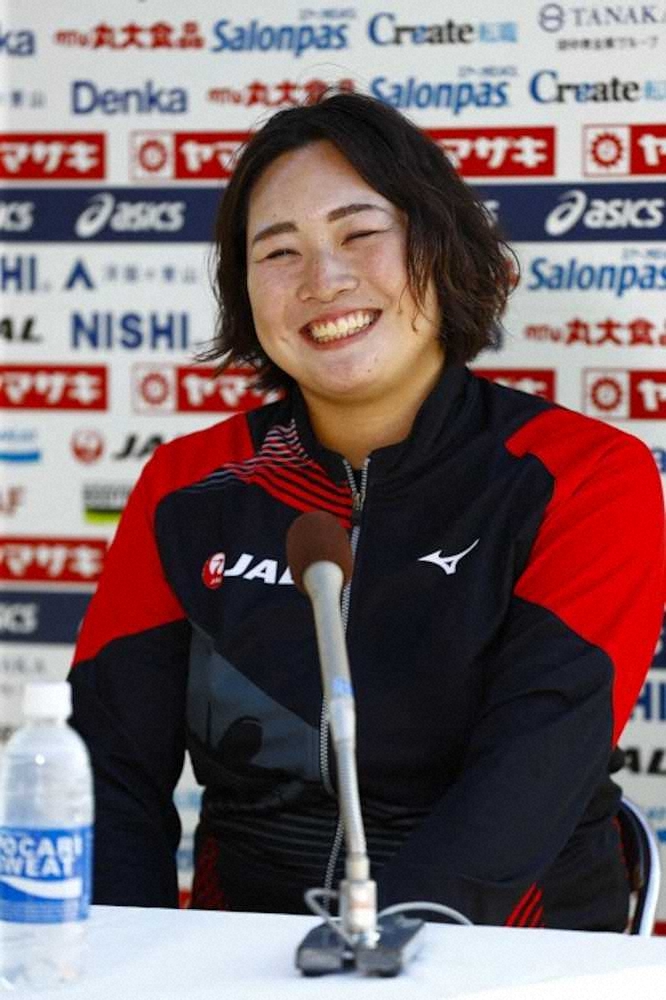 女子やり投げ・北口　日本選手権ノルマは「3投目までに60メートル台」