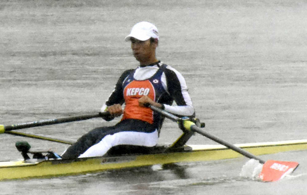 男子シングルスカル・武田「落ち着いてしっかりこげた」　ボート全日本選手権開幕