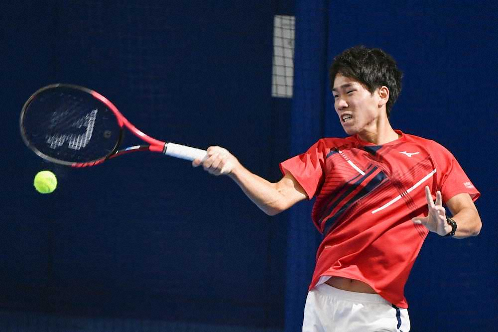 アマチュアの慶大・今村が王手　テニス全日本選手権
