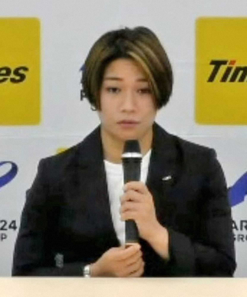 オンラインで取材に応じる東京五輪柔道女子48キロ級代表の渡名喜