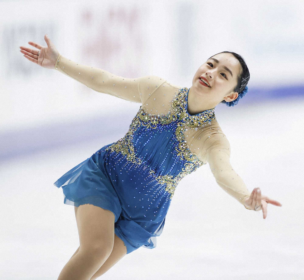 山下真瑚、4回転サルコー決められず186・13点