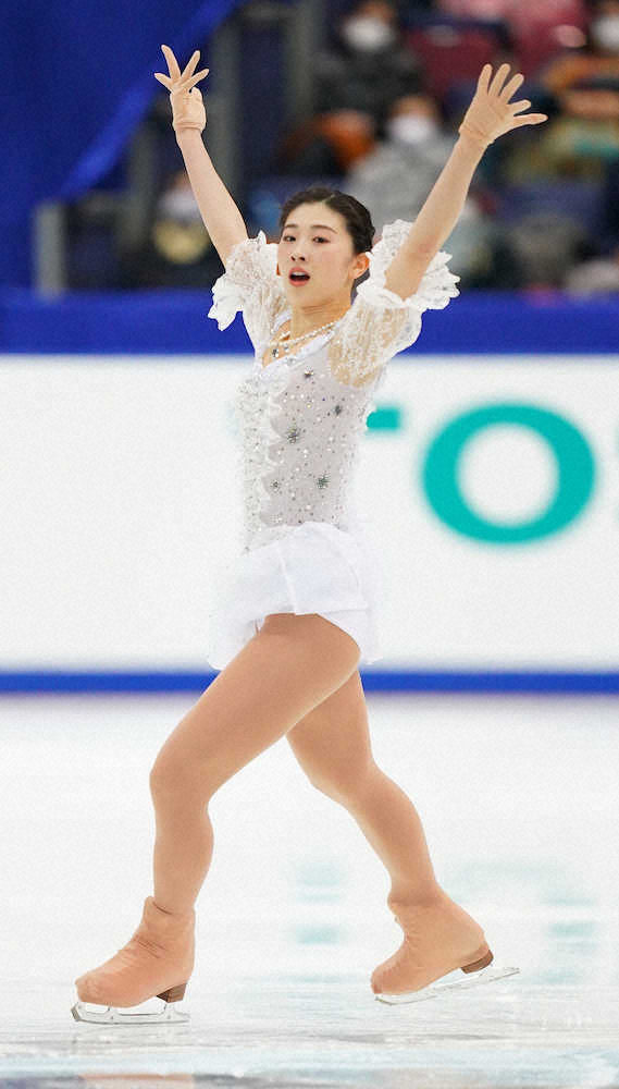 永井優香、最後の全日本で58・99点「ただただ、スケートを楽しもう」