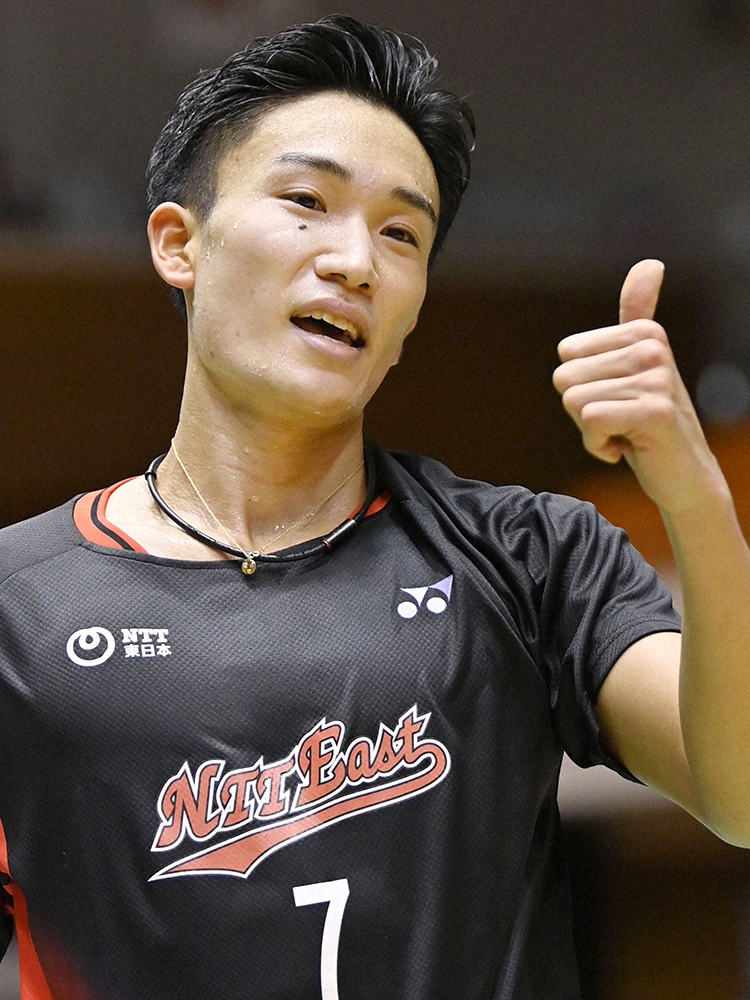 昨年12月の全日本総合選手権の男子シングルスで3連覇を果たした桃田