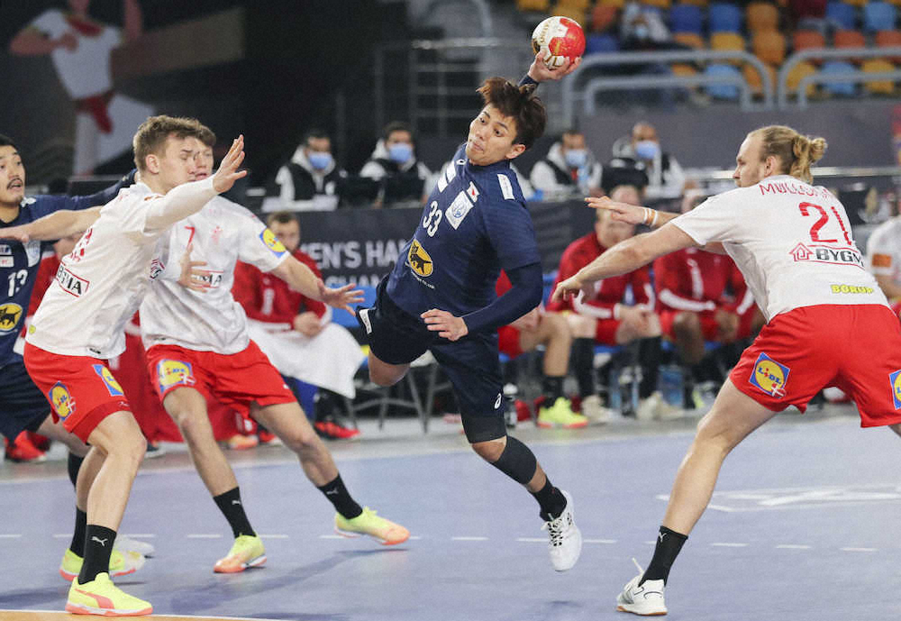 ハンドボール日本代表　デンマークに敗戦で1分け3敗　東江、最終戦へ「勝って終わる」