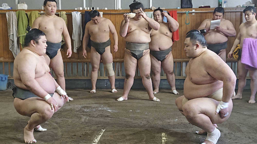 朝乃山、春場所へ相撲取る稽古開始「鈍っていない。ここから番数を増やしていく」