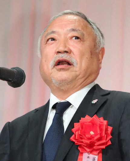 日本ラグビー協会の森重隆会長