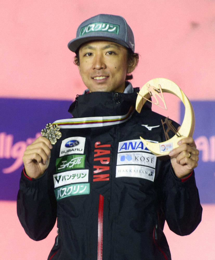 渡部暁斗　複合個人ラージヒルで銅メダル　3大会連続の表彰台に「かすかな希望は見えた」