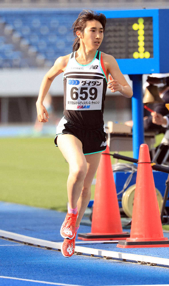 5000メートル五輪代表の田中希実　全体トップに「最低限は出せた」