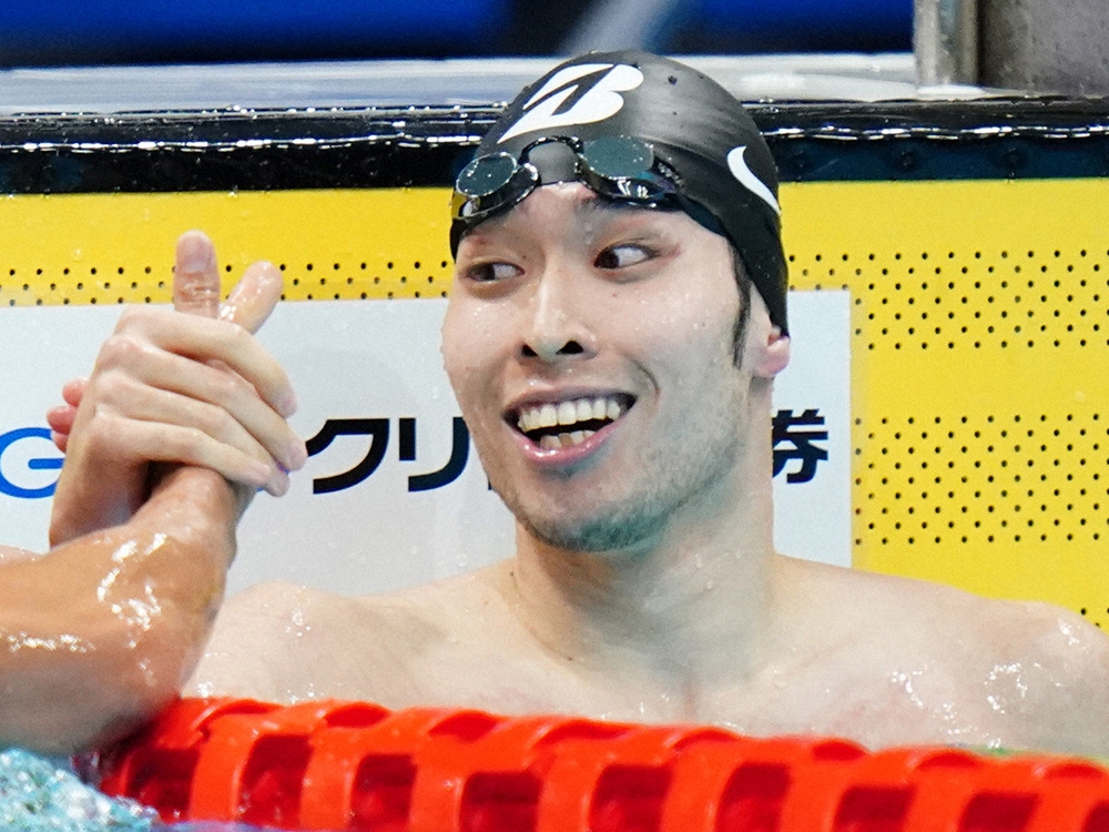萩野「いい泳ぎ、いい体調、いい練習」で日本選手権に万全アピール