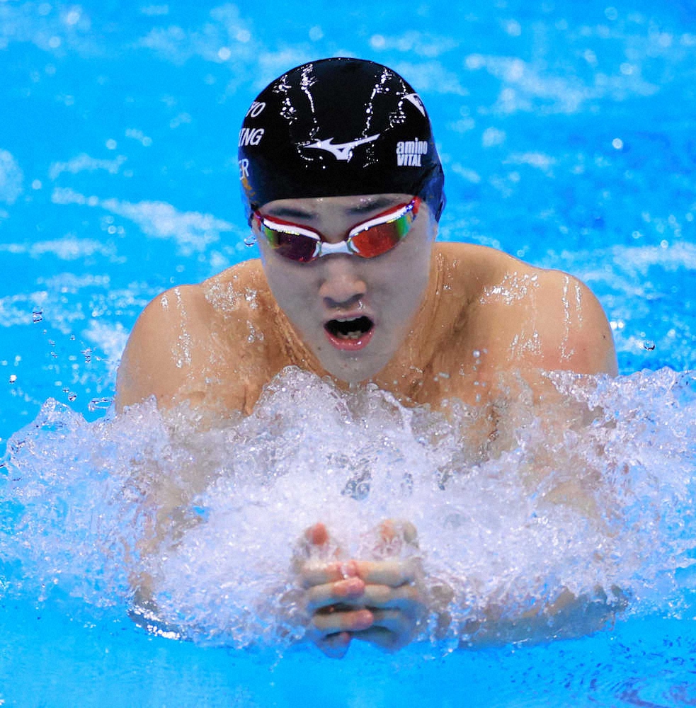 佐藤、初五輪！100平泳ぎ個人記録0・09秒及ばずもメドレーリレー選考基準突破