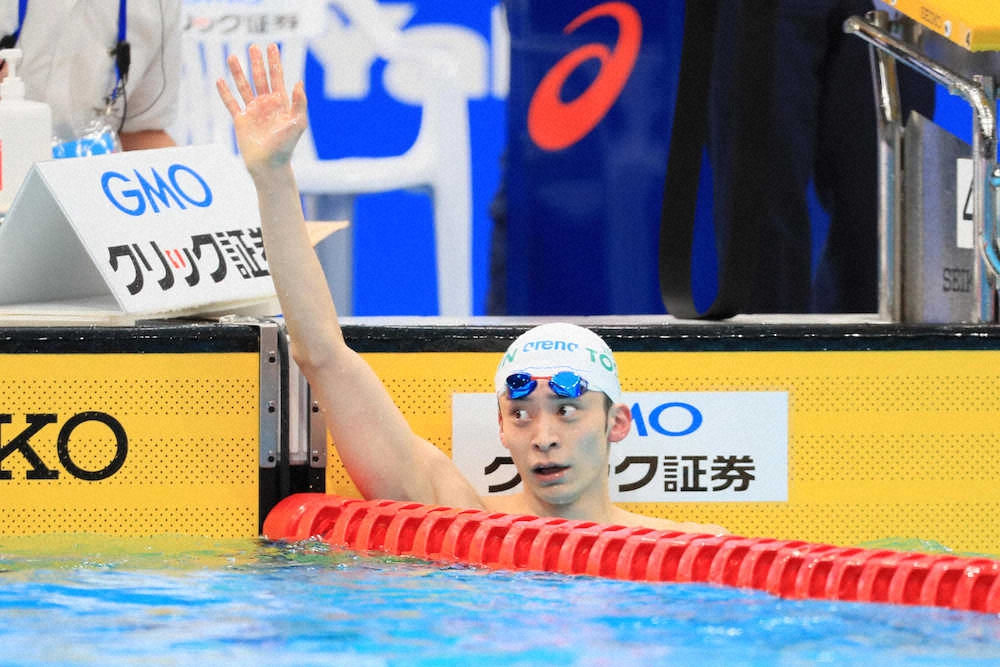 入江陵介が日本競泳界最多タイの4大会連続五輪出場