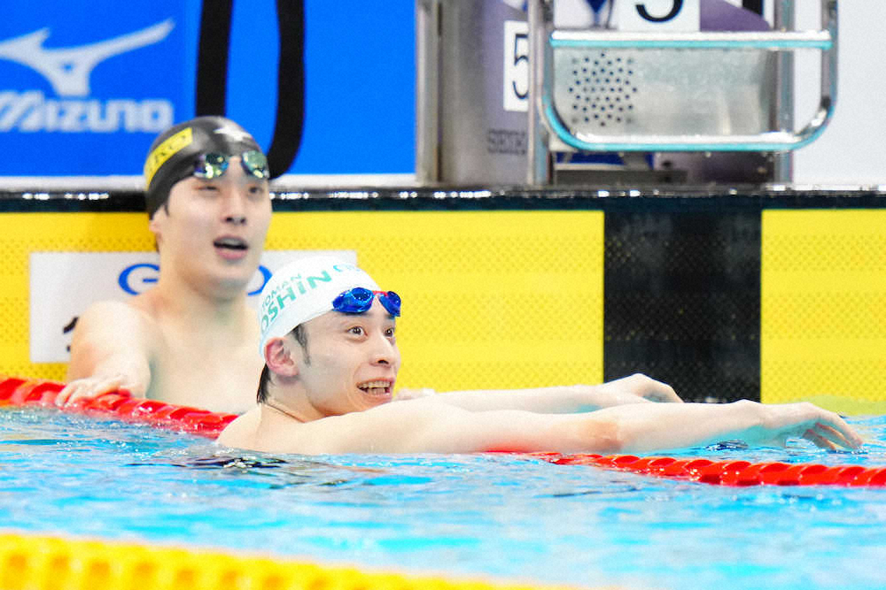 入江、200M背泳ぎ圧巻Ｖ　100に続き五輪切符　日本勢最多4大会連続「泳ぎで感謝の気持ち伝えたい」