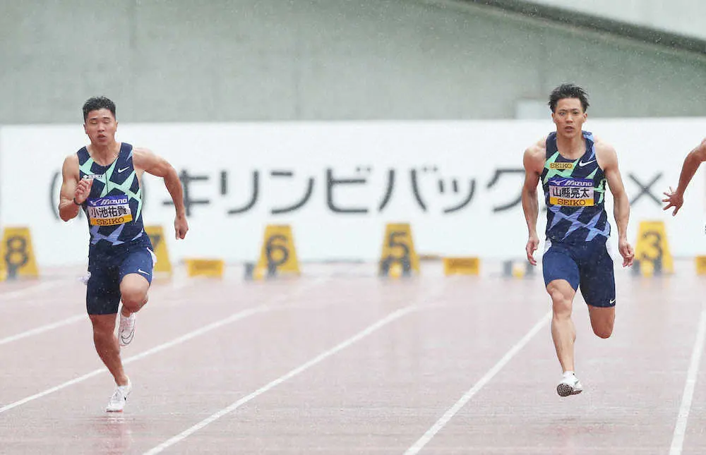 山県亮太が予選全体トップ　桐生、小池、多田…4強が順当に決勝進出
