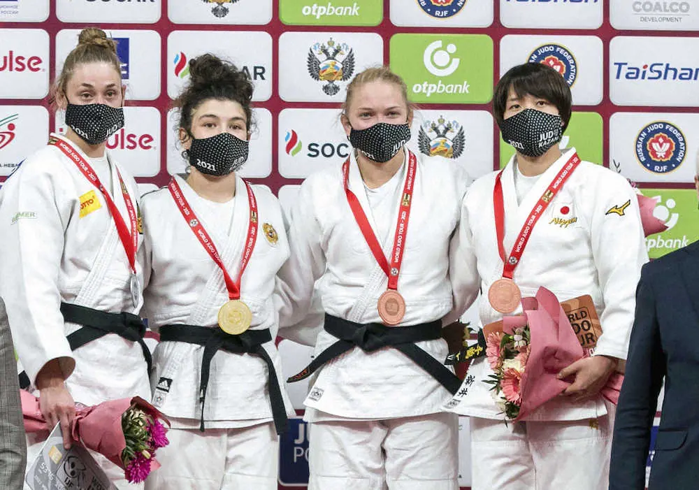 柔道女子70キロ級・新井　五輪前ラスト実戦で銅メダル　「足りない部分を詰めていきたい」