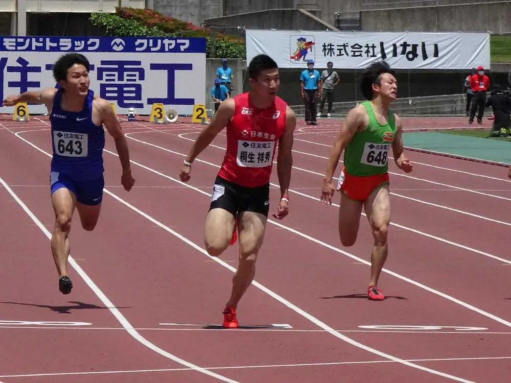 桐生祥秀　納得の追い風参考10秒01で決勝を棄権　「ちょっとホッとした」