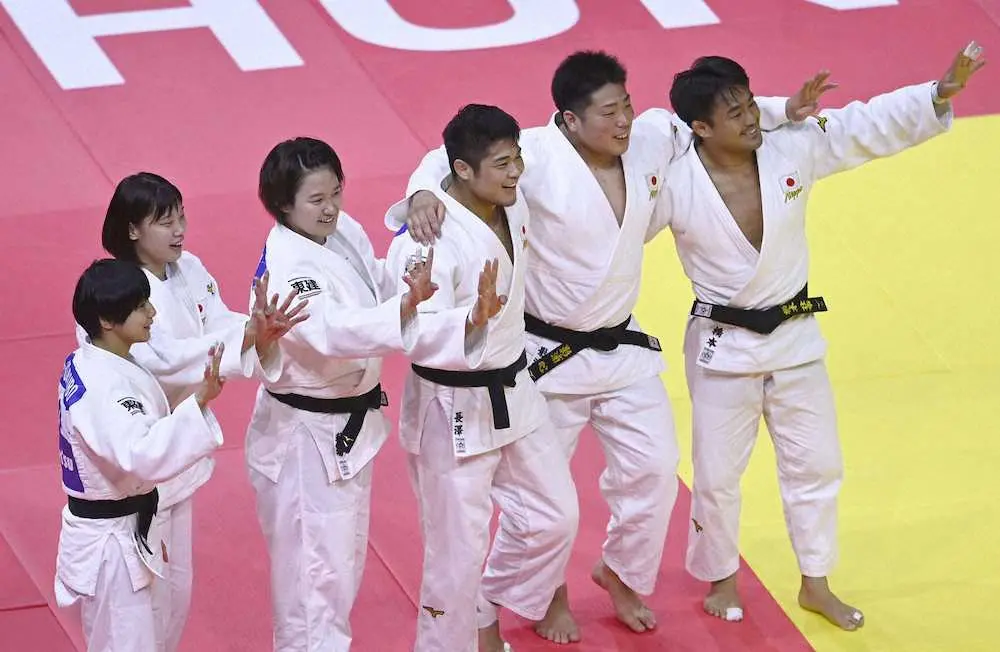 柔道世界選手権　混合団体で日本が4連覇達成！決勝でフランスに4－0