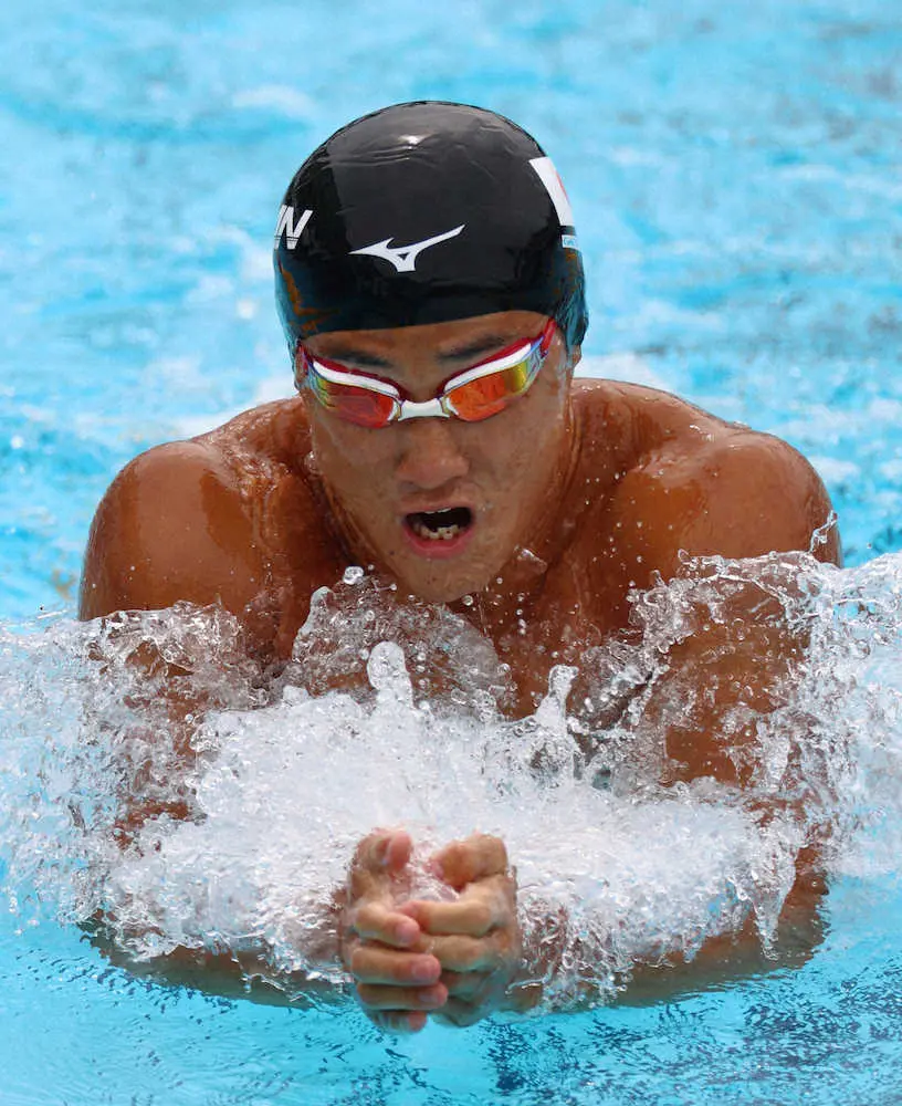 男子100平泳ぎ代表　佐藤が復調V「いらない筋肉落とした」再び肉体改造