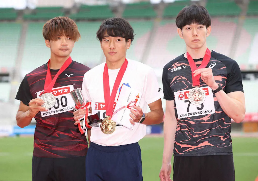 男子110M障害・金井大旺、2位で五輪切符　自身の日本記録更新され「一歩先を行かれた感じ」