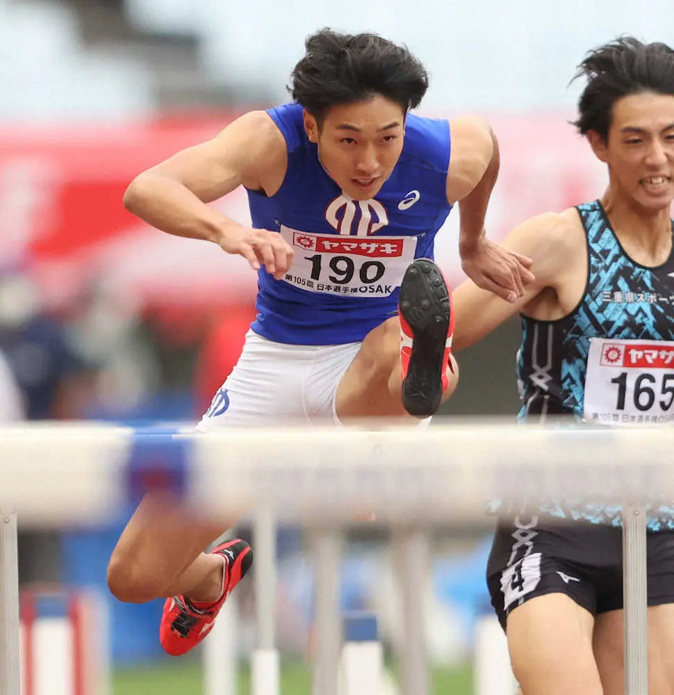 メダル圏内突入、泉谷駿介の110m障害13秒06　100mならどのレベル？
