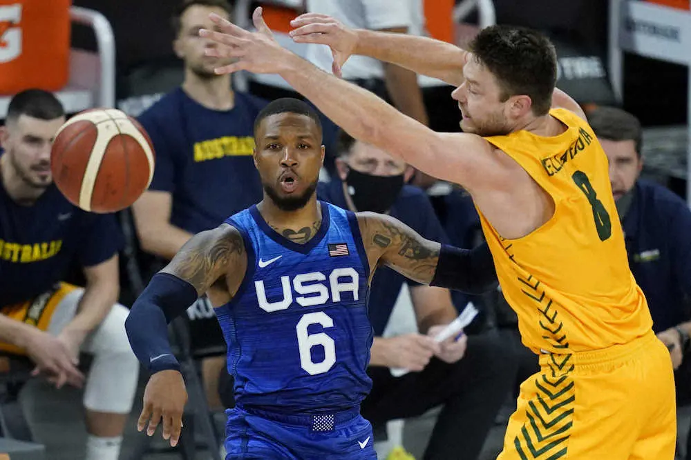 男子バスケの米国代表がオーストラリアに8点差で黒星　NBA軍団では史上3度目の連敗