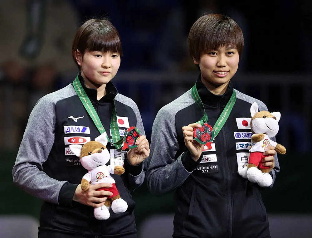 Tリーグ女子新加入の九州が世界選手権銅ペア獲得　「初年度に優勝狙える」