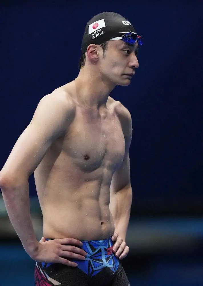 入江　100分の1秒及ばず男子100背泳ぎ全体9位で準決敗退「凄く悔しいし、情けない」