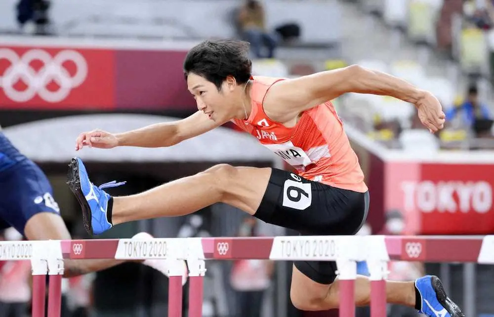 男子110メートル障害予選　泉谷駿介、13秒28の第4組2着で準決勝進出