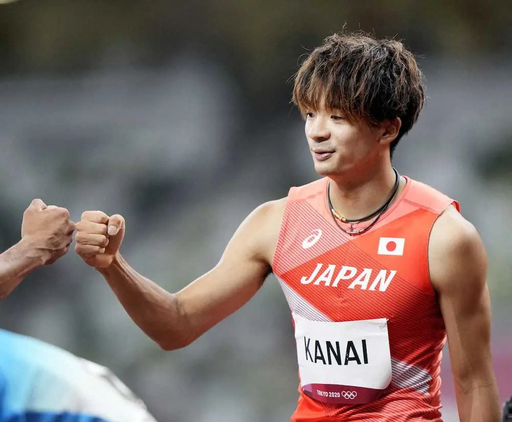 男子110メートル障害予選　金井大旺、13秒41の第5組3着で準決勝進出