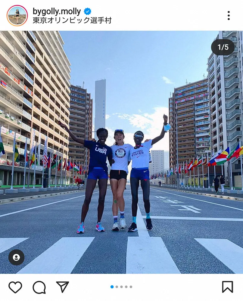 五輪米女子マラソンのセイデル　選手村エアコンのリモコン“取説”披露