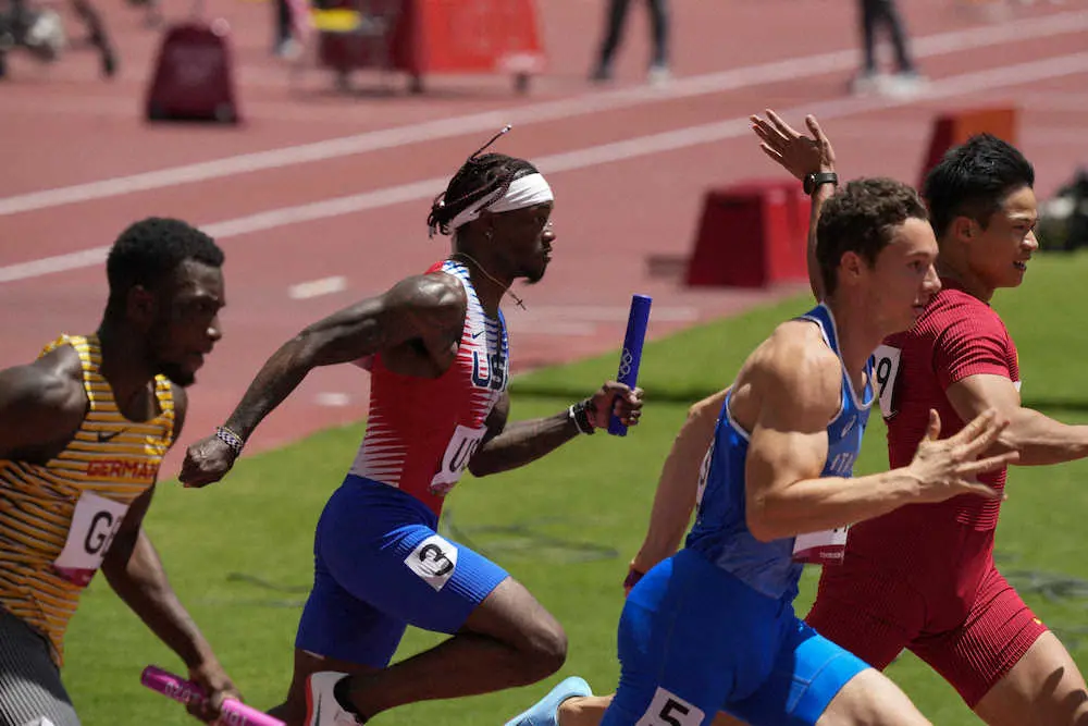 男子400メートル・リレーで波乱　過去15回優勝の米国が主力を起用して予選落ち
