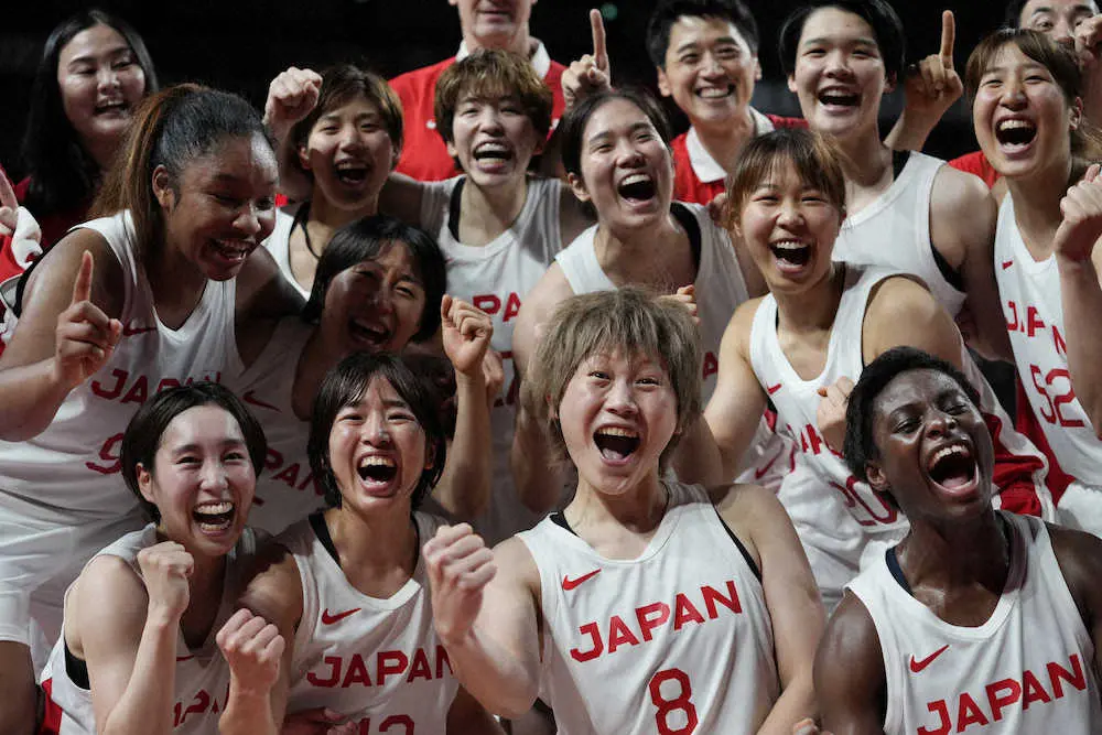 女子バスケの日本が大殊勲　フランスに勝って決勝進出　町田が五輪史上最多の18アシスト