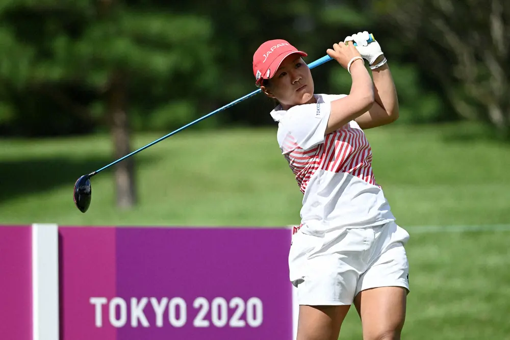 畑岡は69で回り10アンダーでホールアウト　暫定9位　東京五輪ゴルフ女子