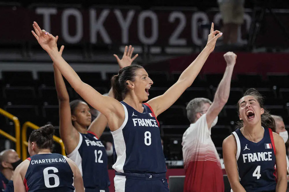 女子バスケの3位は日本に敗れたフランス　3位決定戦でセルビアに快勝
