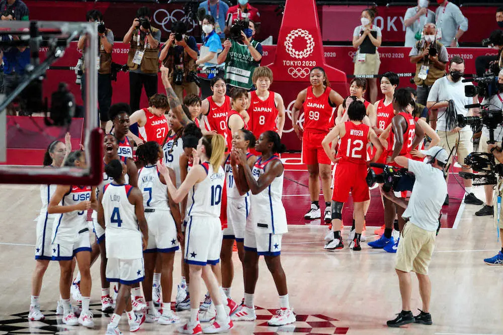 7連覇の最強米国選手も絶賛　女子バスケ日本は「手ごわい相手になる。粘り強く、見ていて楽しい」