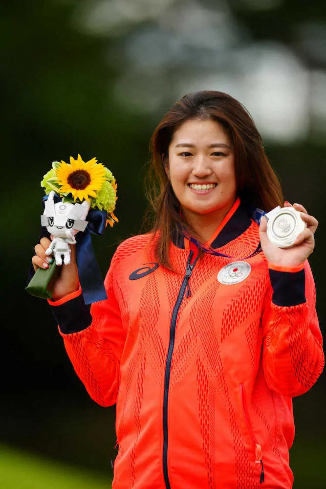 銀メダルの稲見萌寧に報奨金と5年シードを付与　日本女子プロゴルフ協会が発表