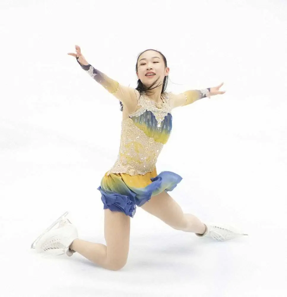 16歳・松生　女子SP2位、それでも「もっと奇麗に跳べるジャンプがあった」