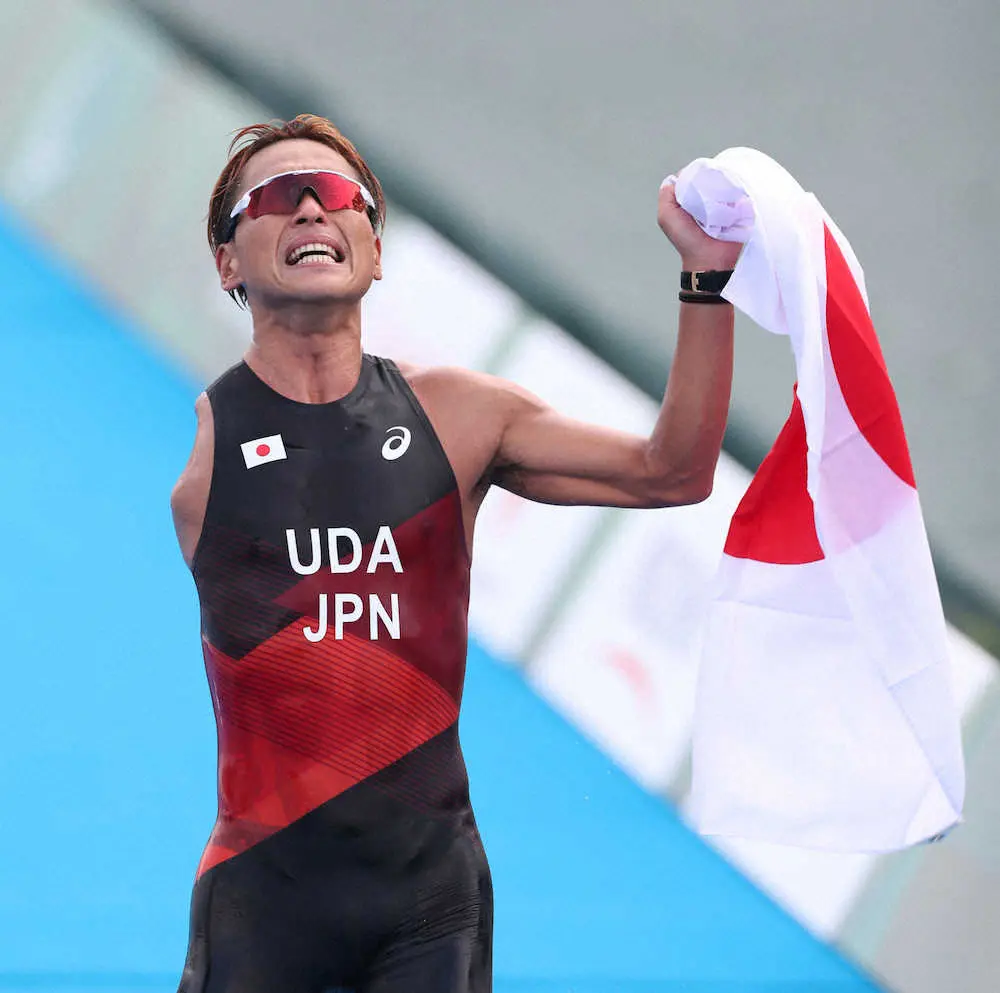 トライアスロン・宇田「何があっても諦めない」不屈の銀メダル　日本勢初の表彰台