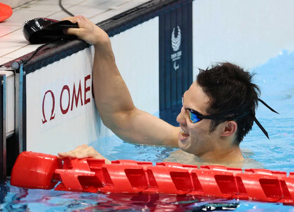 木村　パラ競泳男子100平泳ぎ銀、3大会連続表彰台も金まで0秒56差に「ちょっと悔しいかな」
