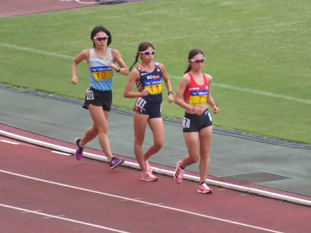 東京五輪代表の岡田久美子が優勝　女子5000メートル競歩　24年パリ五輪を目指すことを宣言