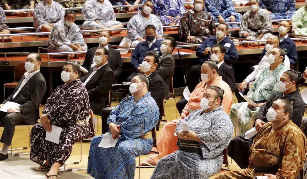 日本相撲協会　全協会員対象に研修会　薬物、SNS…警視庁から講師招き