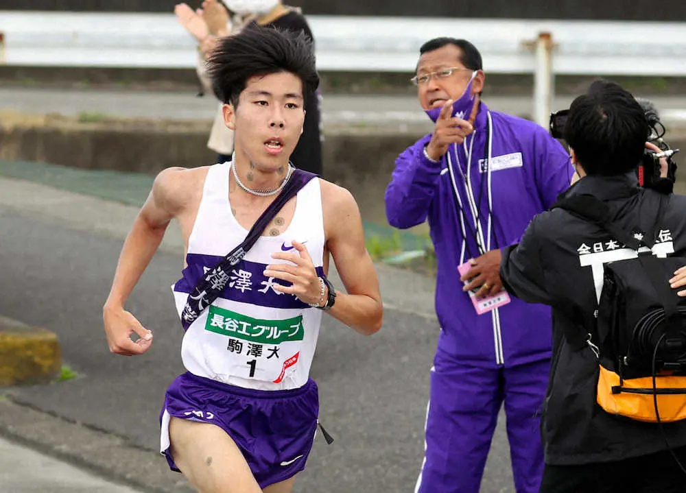 駒大　連覇で14度目V 3年生主将・田沢　4位1分36秒差逆転「自分の力ならいける」