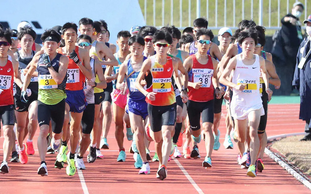 最後の福岡国際マラソン、ギザエV　細谷恭平が日本人トップ2位でMGC出場権獲得1号　設楽は途中棄権