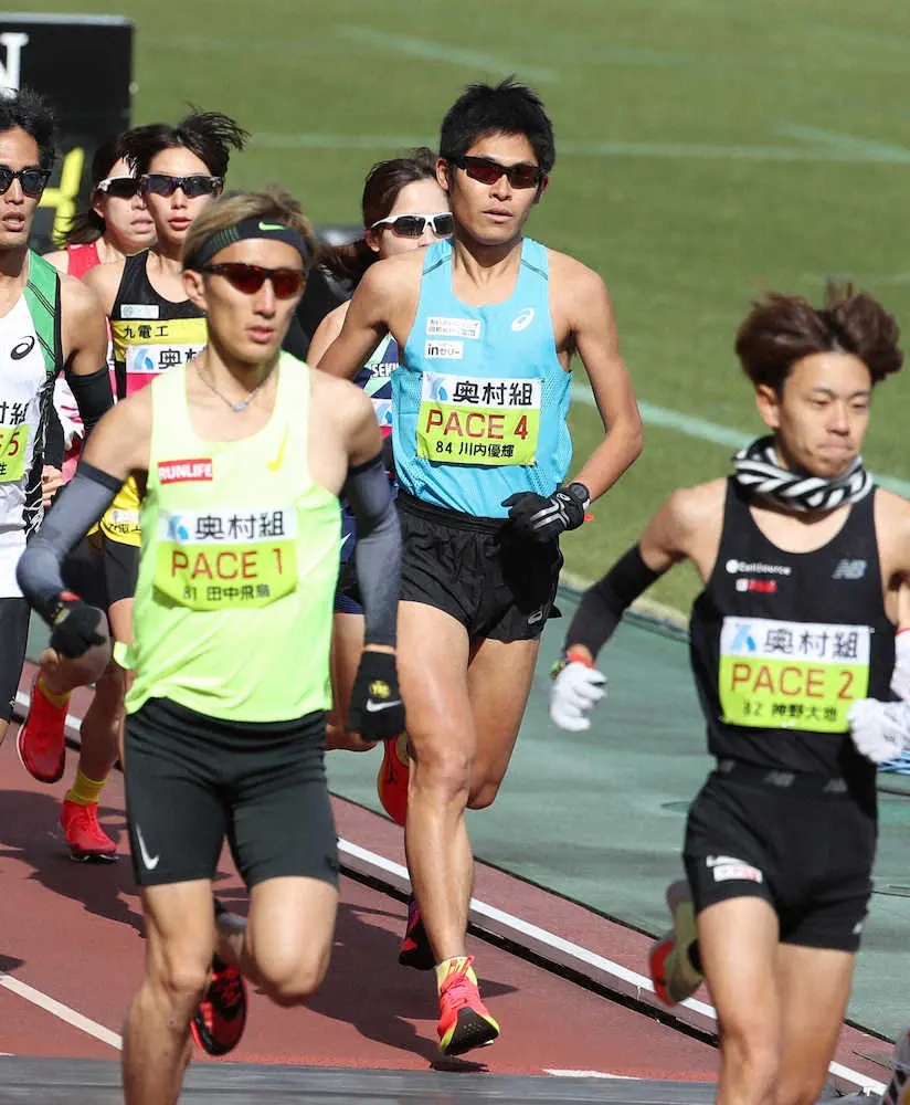 【大阪国際女子マラソン】今年も川内優輝ら男子選手がペースメーカー、先頭集団は2時間21分11秒ペース